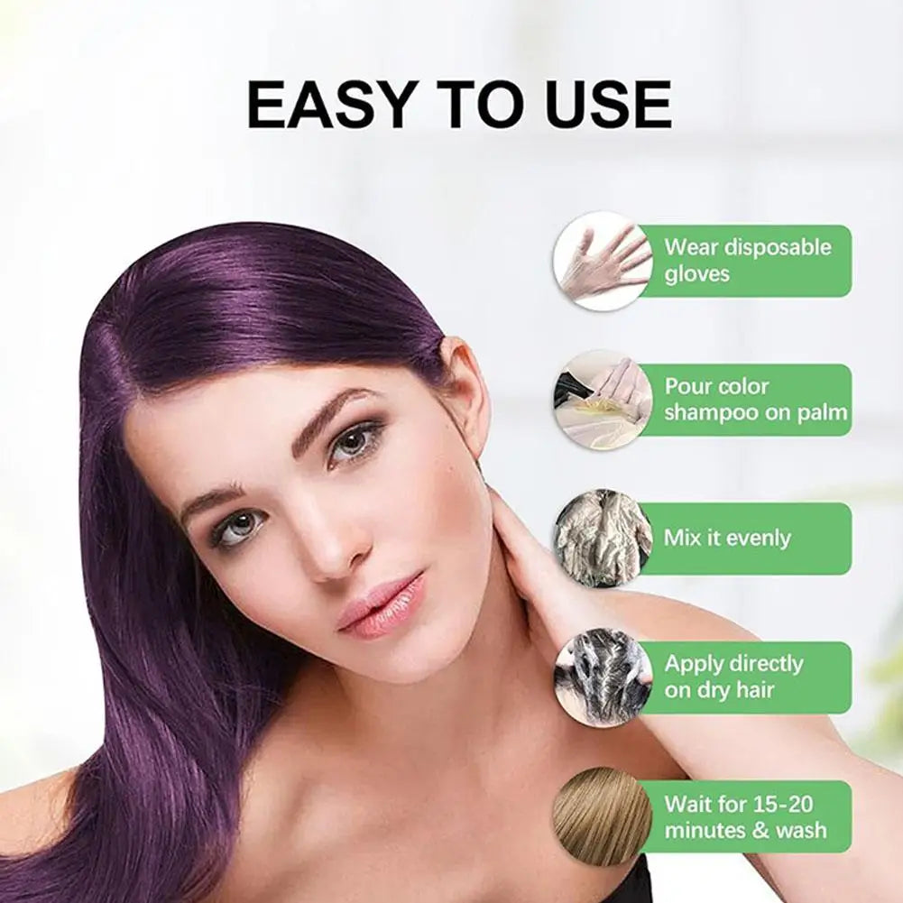 Shampoing Colorant Anti-Cheveux Gris